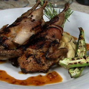 Rosemary and Garlic Jalapeño Stuffed Quail