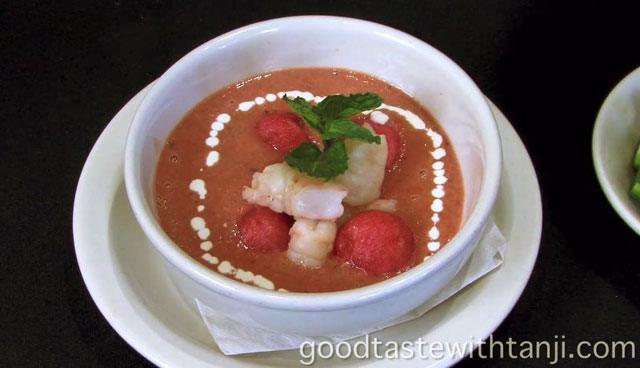 Chill with Aldaco's watermelon soup