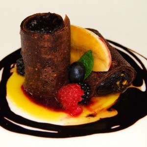 Masraffs-Chocolate-Cannelloni with Banana Brulee