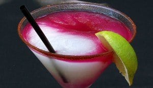 Boudro's - Prickly pear margarita