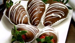 Chocolate-covered strawberries