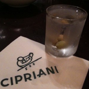 NYC Cipriani Martini
