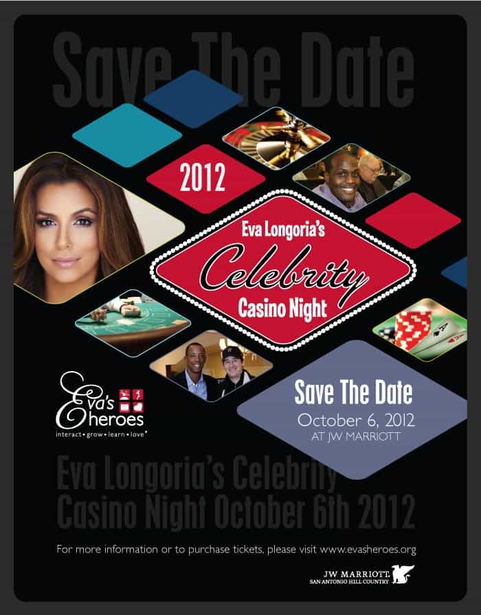 Eva Longoria Casino Night 2012