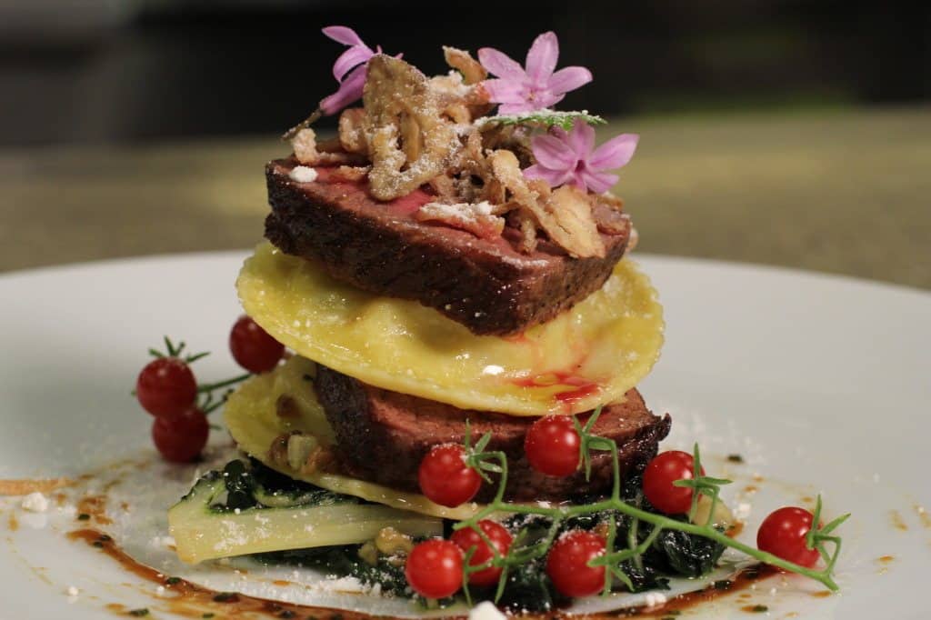 Akaushi Dish at Del Dotto