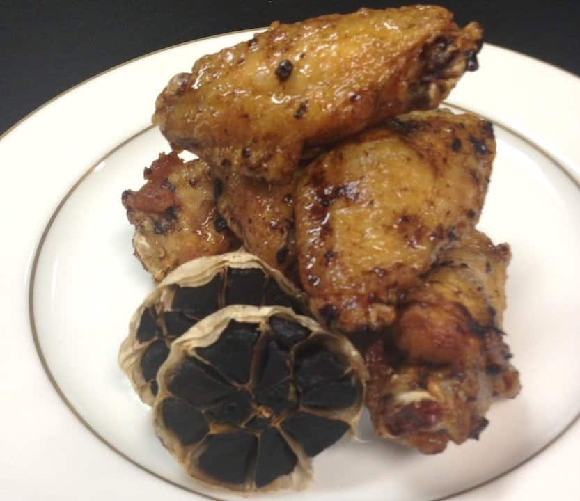 Black Garlic Butter Wings