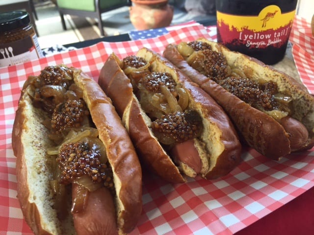 pretzel dogs - Haute Hot Dogs + Cold Sangria for the Fourth!