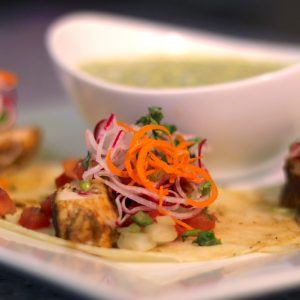Yucatan Chicken Jicama Tacos