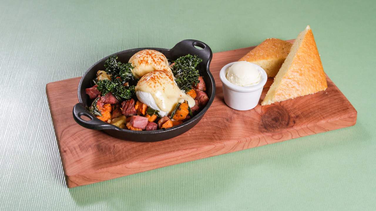 Potato, Kale and Corned Beef Hash