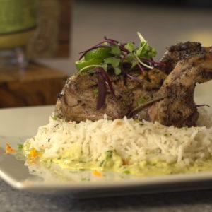 That Green Sauce with Grilled Quail