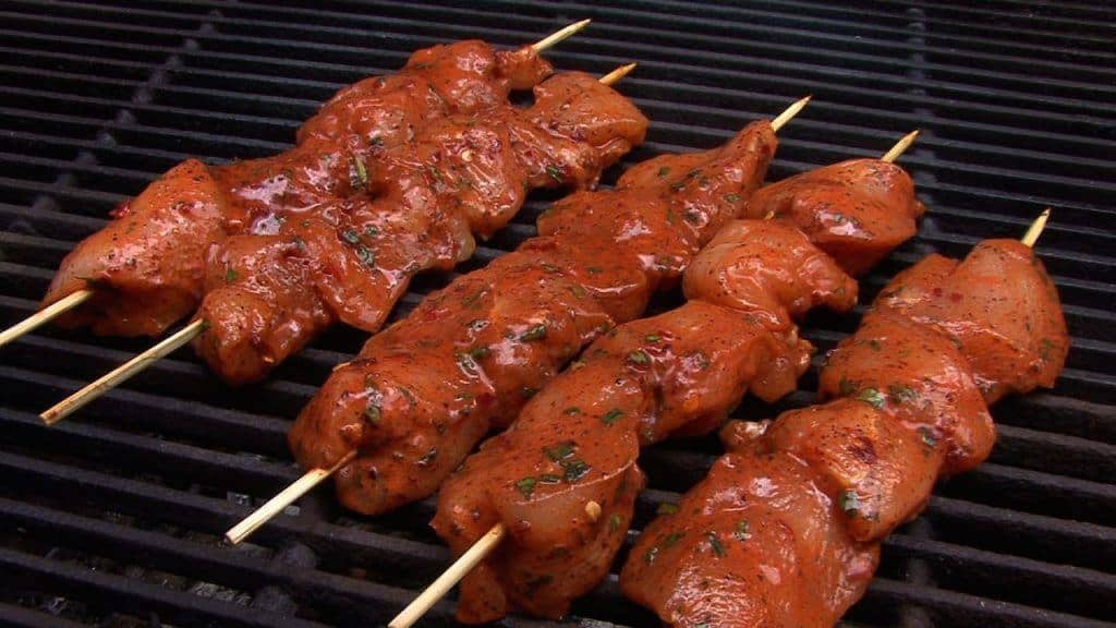 Spicy Grilled Chicken Skewers