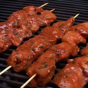 Spicy Grilled Chicken Skewers