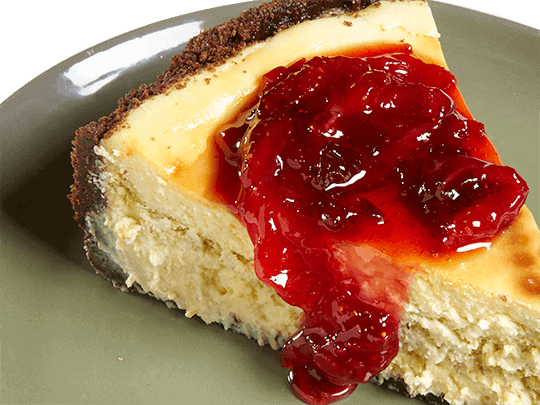 Hatch Cheesecake with Strawberry & Hatch Chutney