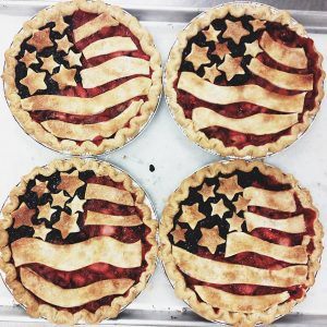 4th of July Flag Pies