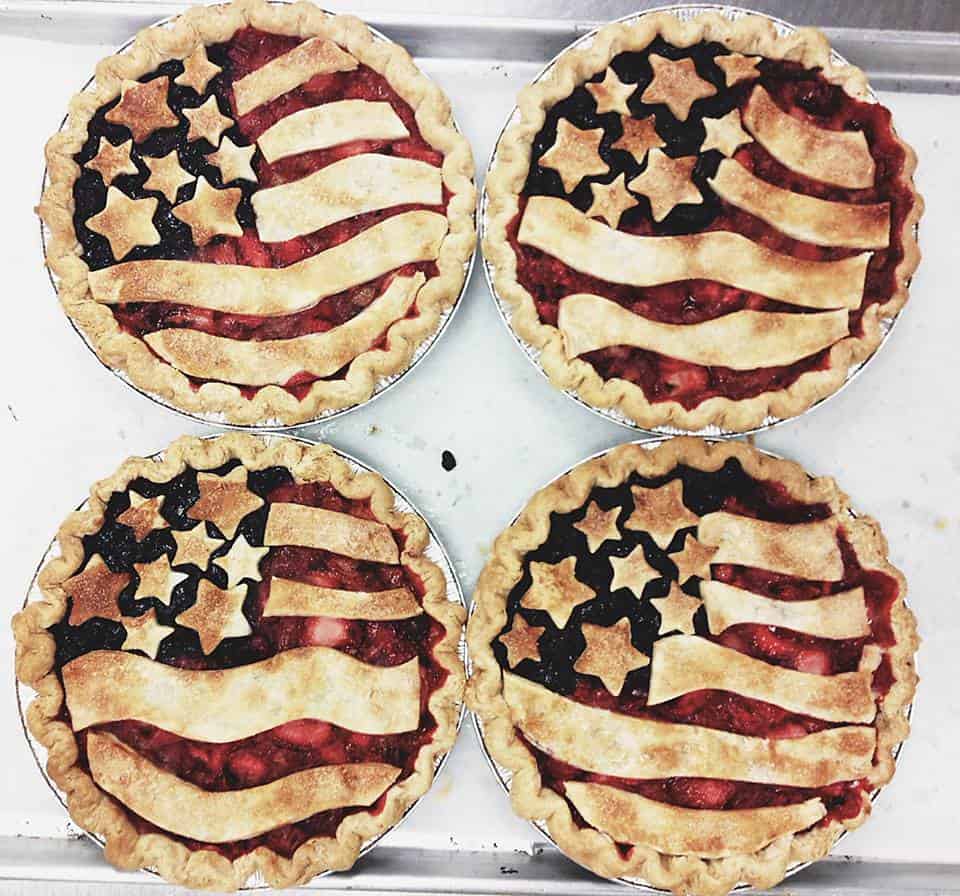 4th of July Flag Pies