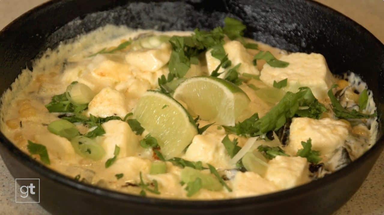 Aldaco's Grilled Cheese Queso Goodtaste with Tanji