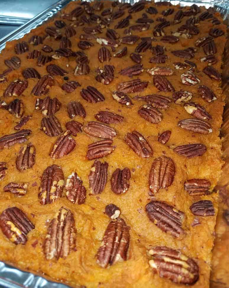 Maple Yams with Roasted Pecans