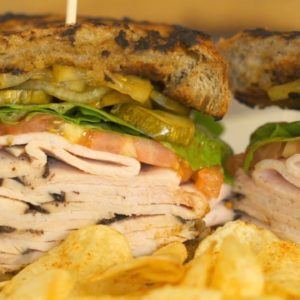 Turkey Pastrami Sandwich