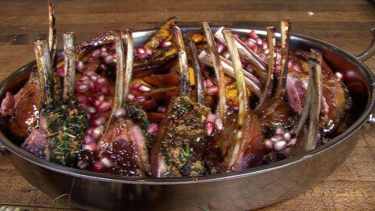 Zinc Grilled Texas Rack of Lamb