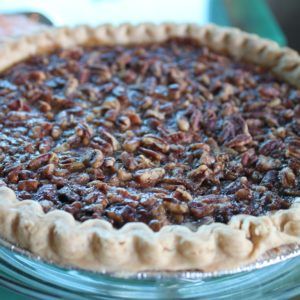 Chocolate Bourbon Pecan Pie