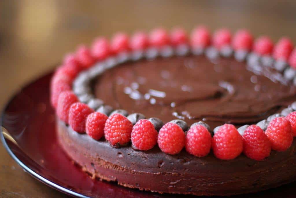 Chocolate Cake With Red Wine Glaze