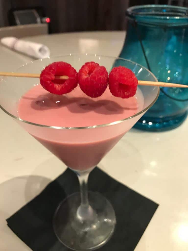 White Chocolate Raspberry Cocktail