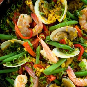 Bullfight's Seafood Paella