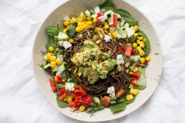 Southwestern Black Bean Spaghetti