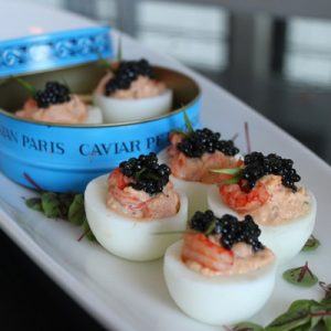 Crawfish Remoulade Deviled Eggs