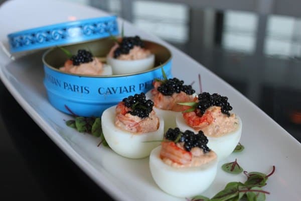 Crawfish Remoulade Deviled Eggs