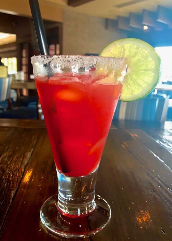 Z'Tejas Smoked Strawberry Margarita