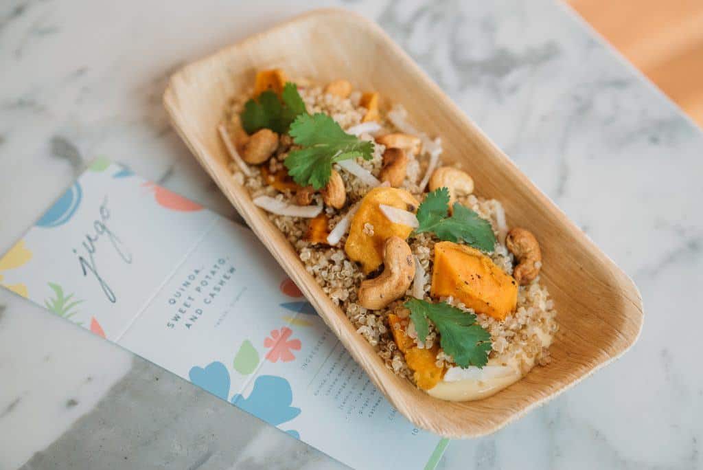 Quinoa, Sweet Potato, Cashews