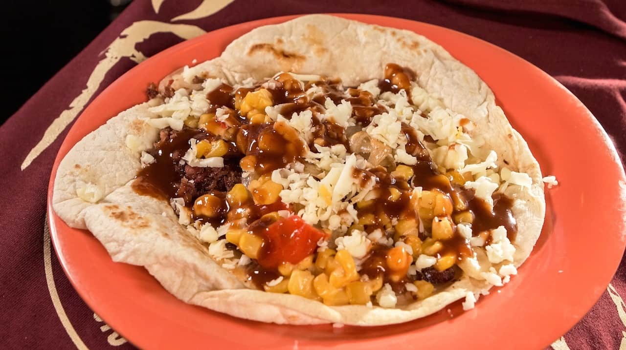 Dr. Pepper Cowboy taco