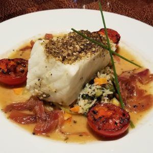 Pecan Grill's Lavender Sea Bass