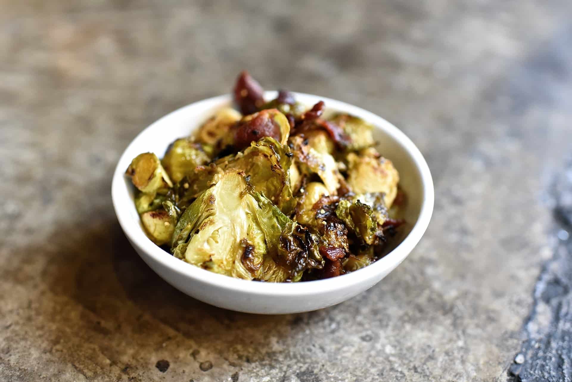 Dish Society's Balsamic Bacon Brussels Sprouts - Goodtaste with Tanji