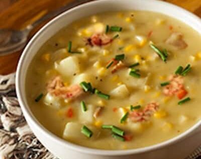 leftover corn and crawfish soup
