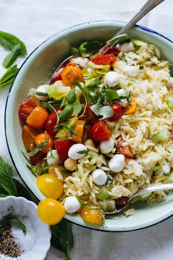 Orzo Picnic Salad Goodtaste with Tanji