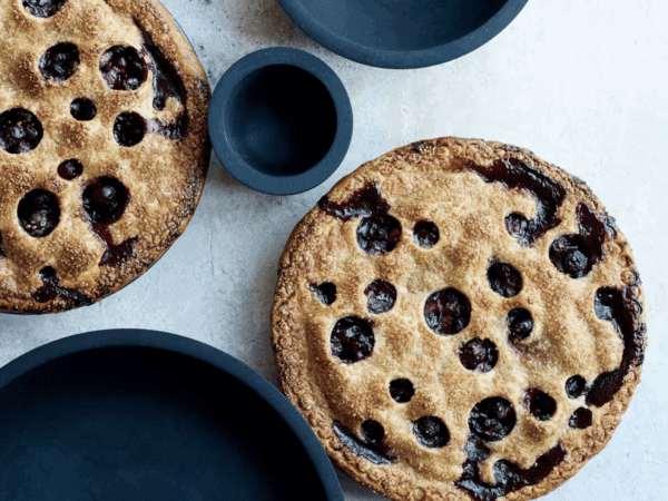 Blueberry Pie with Rye Crust