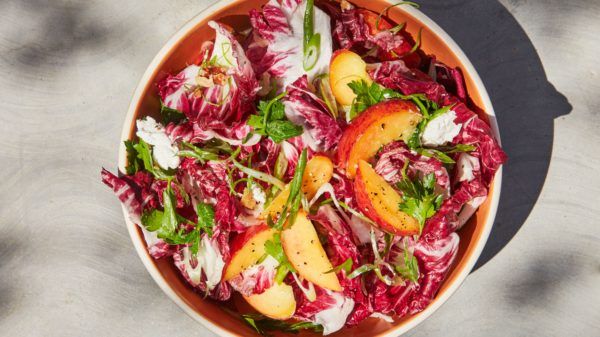 radicchio-stone-fruit-salad