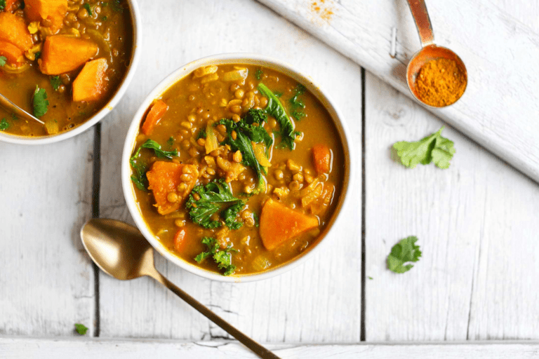 Curried Potato and Lentil Soup 768x512 - 5 Heart-Healthy Winter Soups