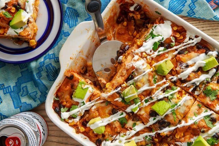 chicken enchilada casserole horizontal 2 1533916372 768x512 - 5 Comfort Foods to Cure Your Winter Blues