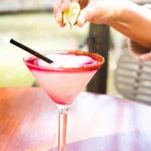 boudro's prickly pear margarita