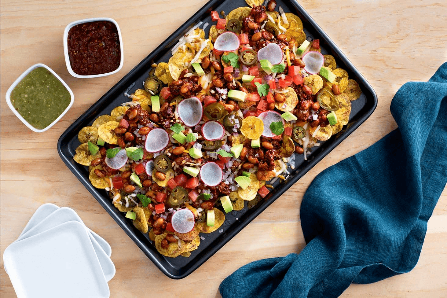 Goya Foods Bean Chili Plantain Chip "Nachos" Nachos - Goya Foods Bean Chili Plantain Chip "Nachos"