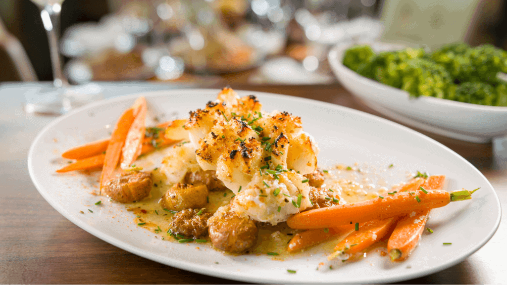 Jonathan’s The Rub's Broiled Chilean Sea Bass Goodtaste with Tanji