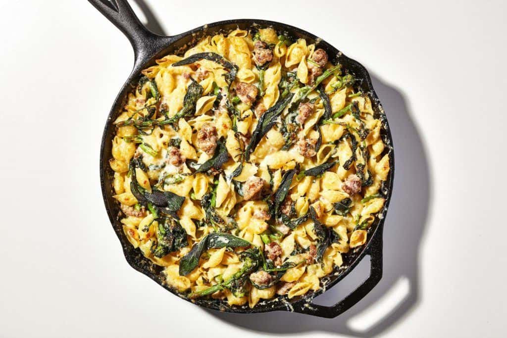 One-Pot Baked Pasta With Sausage and Broccoli Rabe