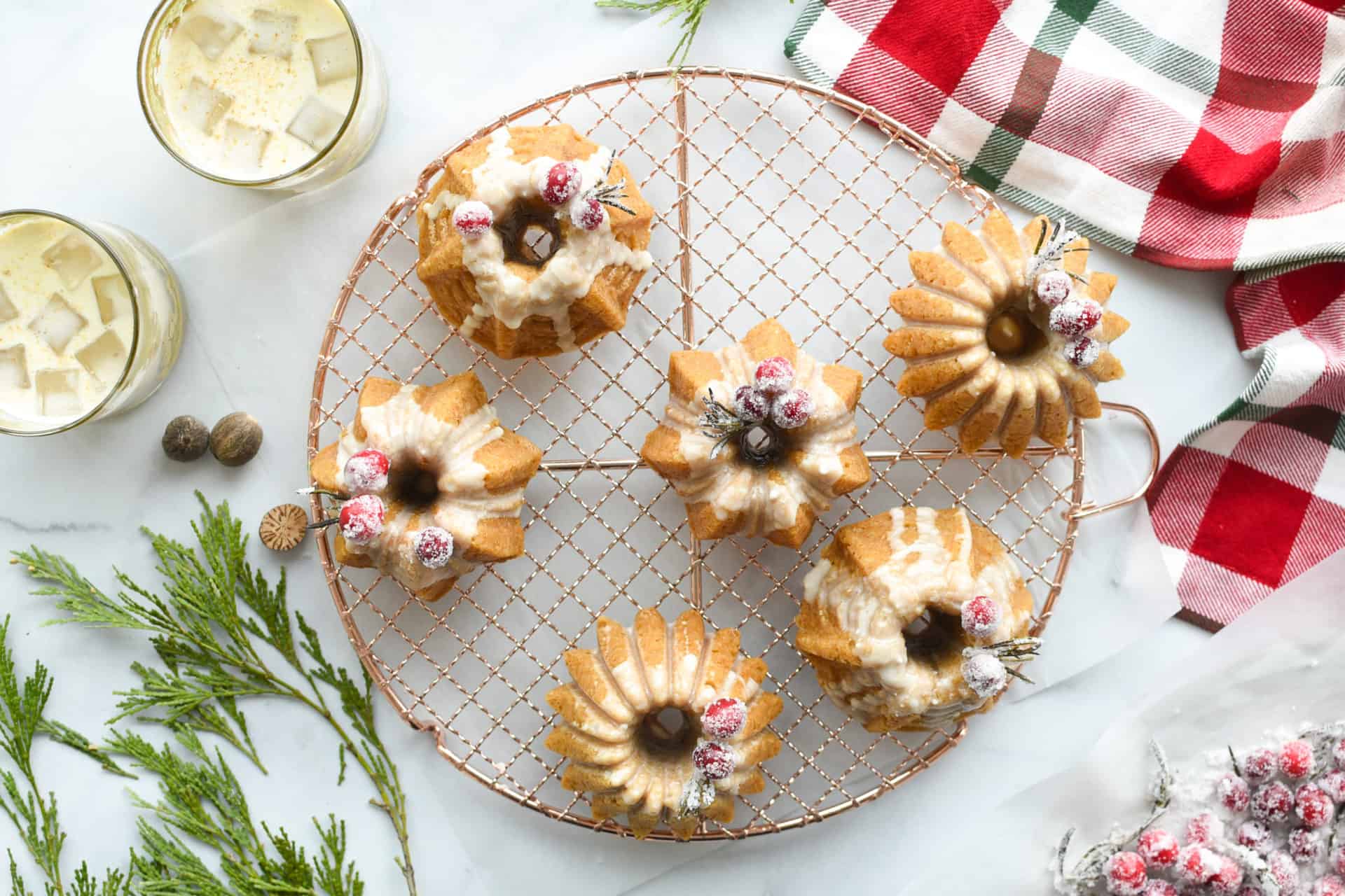 Mini Eggnog Bundt Cakes Goodtaste with Tanji