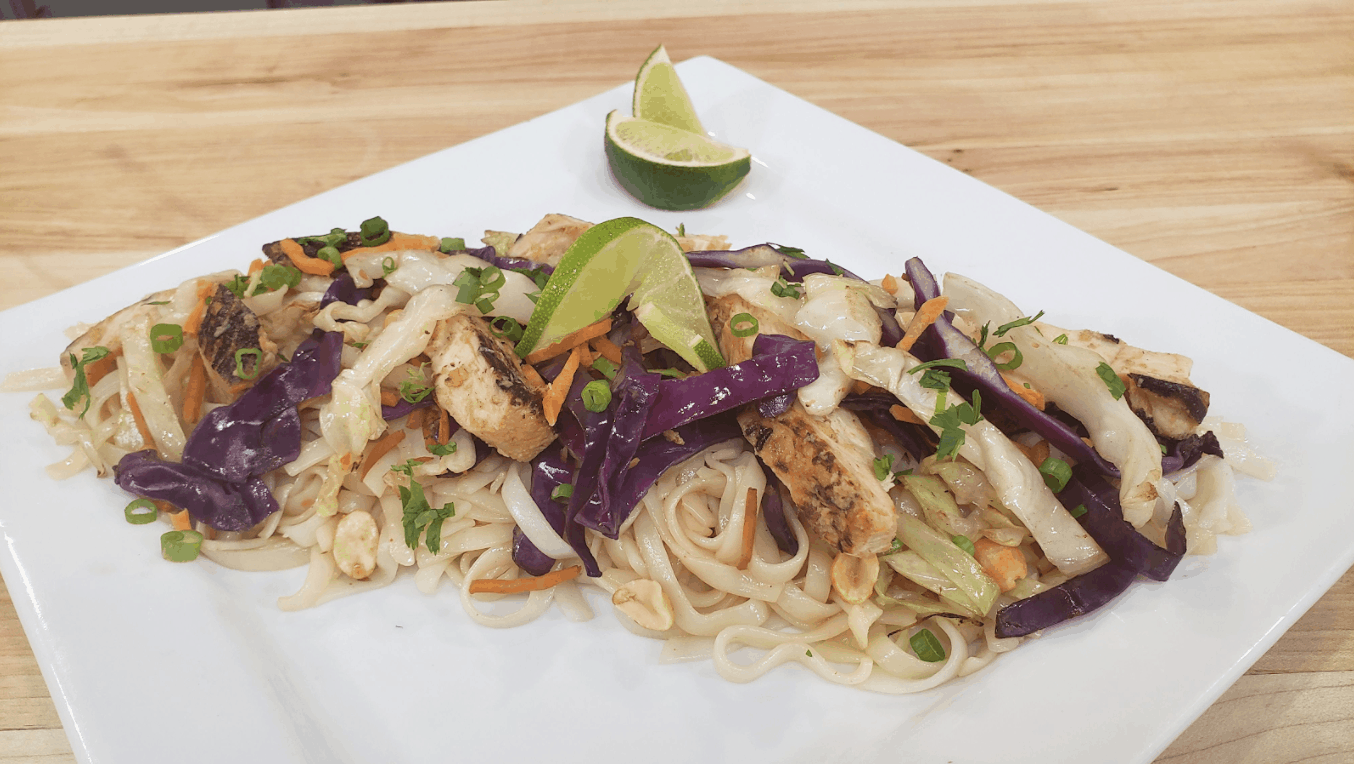 S6E13 John Soules Foods Honey Garlic And Sriracha Chicken Pad Thai S6E13 John Soules Foods Honey Garlic And Sriracha Chicken Pad Thai