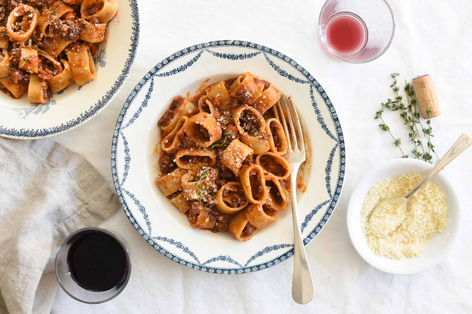 Pasta with Red Wine Ragù-image