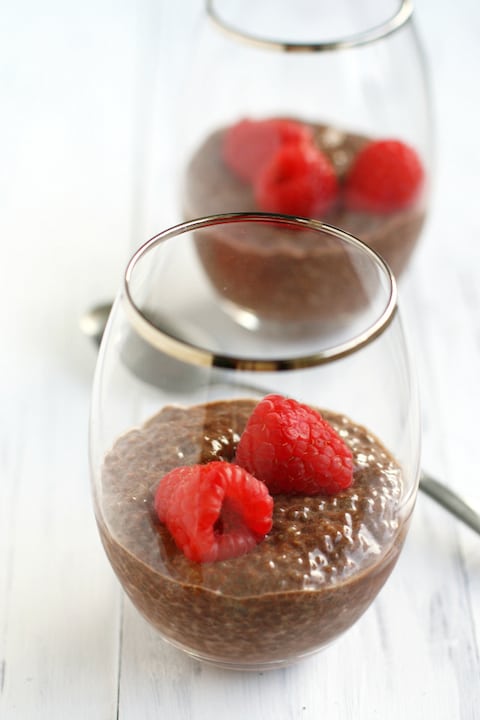 chocolateraspberriespudding