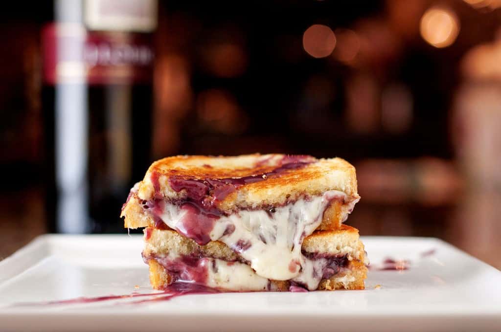Wine Cheese Grilled Cheese 6 reduced
