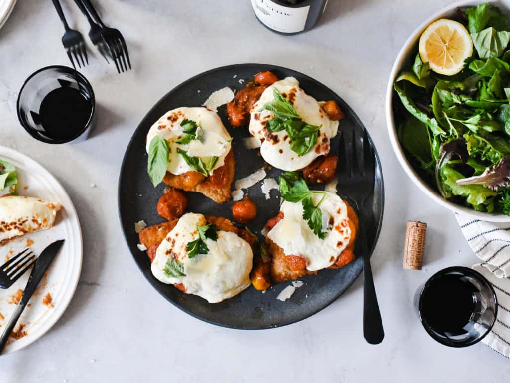 Weeknight Chicken Parmesan with Jammy Cherry Tomatoes Goodtaste with
